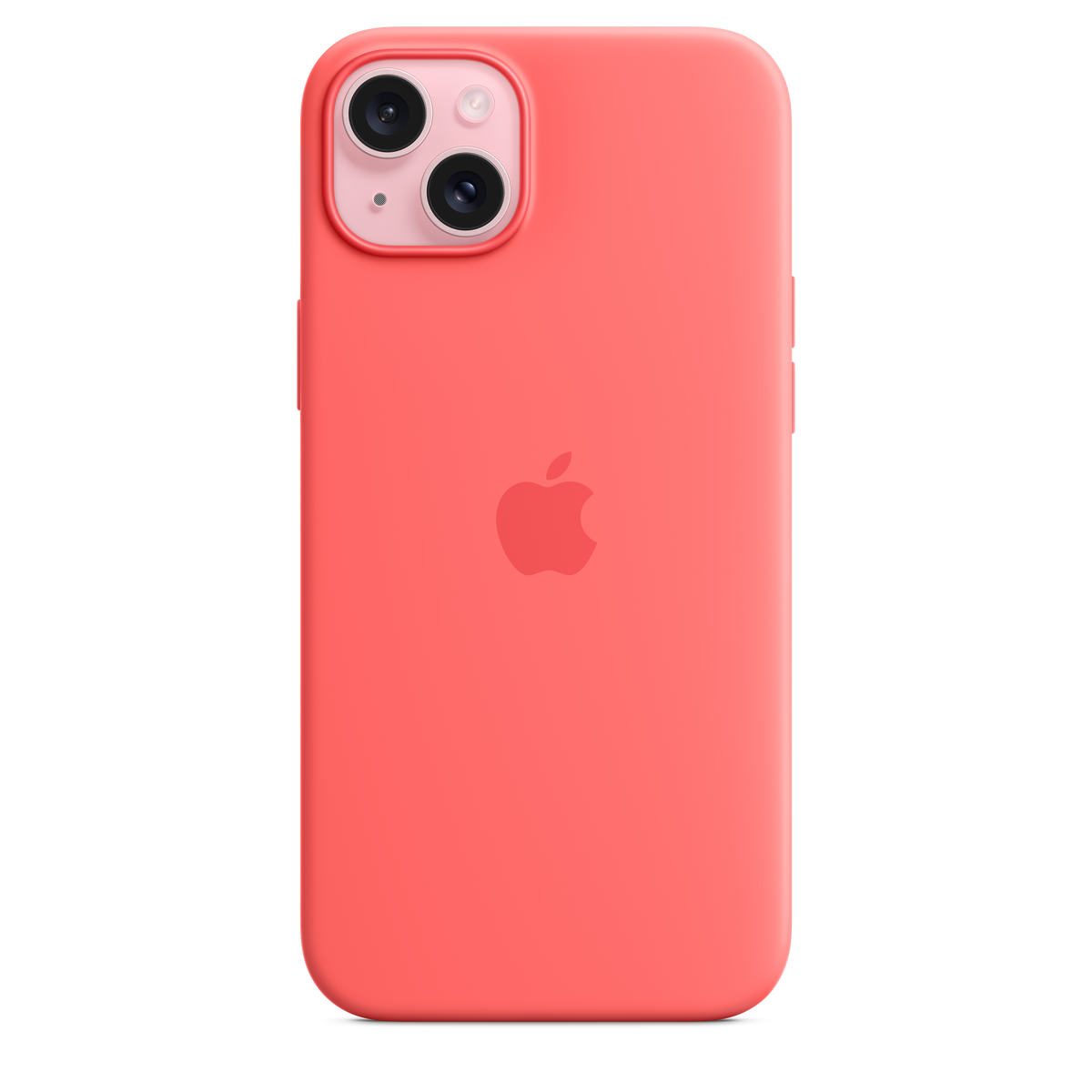 Funda de silicona con MagSafe para el iPhone 15 Plus - Guayaba - Macnificos