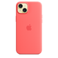 Funda de silicona con MagSafe para el iPhone 15 Plus - Guayaba - Macnificos