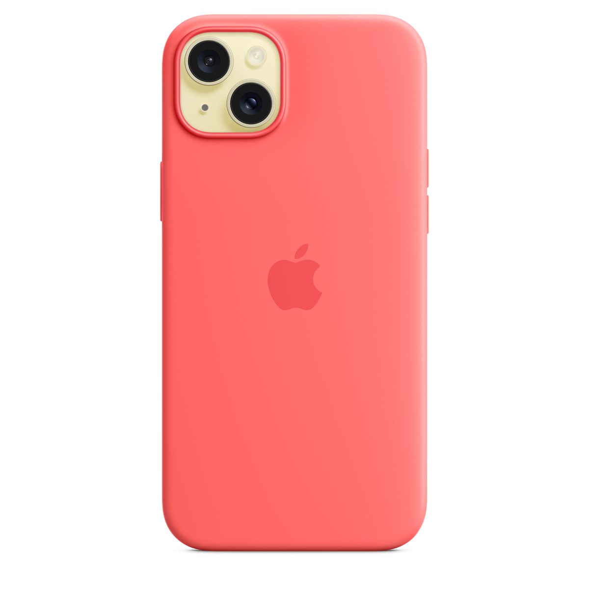 Funda de silicona con MagSafe para el iPhone 15 Plus - Guayaba - Macnificos