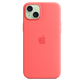 Funda de silicona con MagSafe para el iPhone 15 Plus - Guayaba - Macnificos