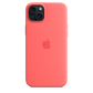 Funda de silicona con MagSafe para el iPhone 15 Plus - Guayaba - Macnificos