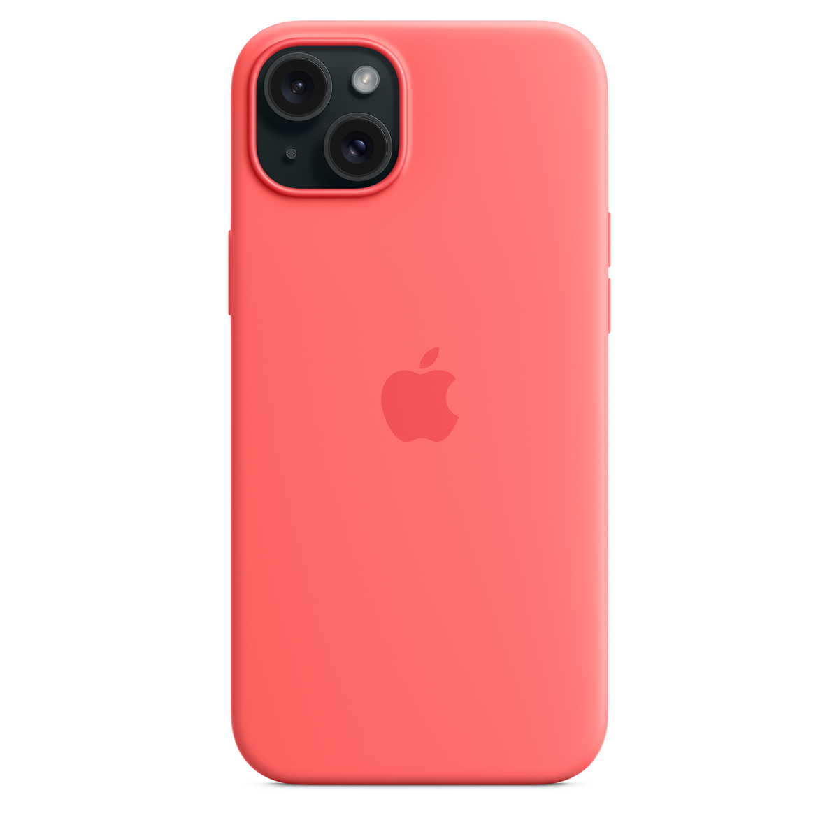 Funda de silicona con MagSafe para el iPhone 15 Plus - Guayaba - Macnificos