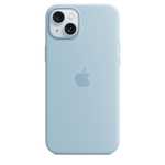 Funda de silicona con MagSafe para el iPhone 15 Plus - Azul claro - Macnificos
