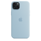 Funda de silicona con MagSafe para el iPhone 15 Plus - Azul claro - Macnificos