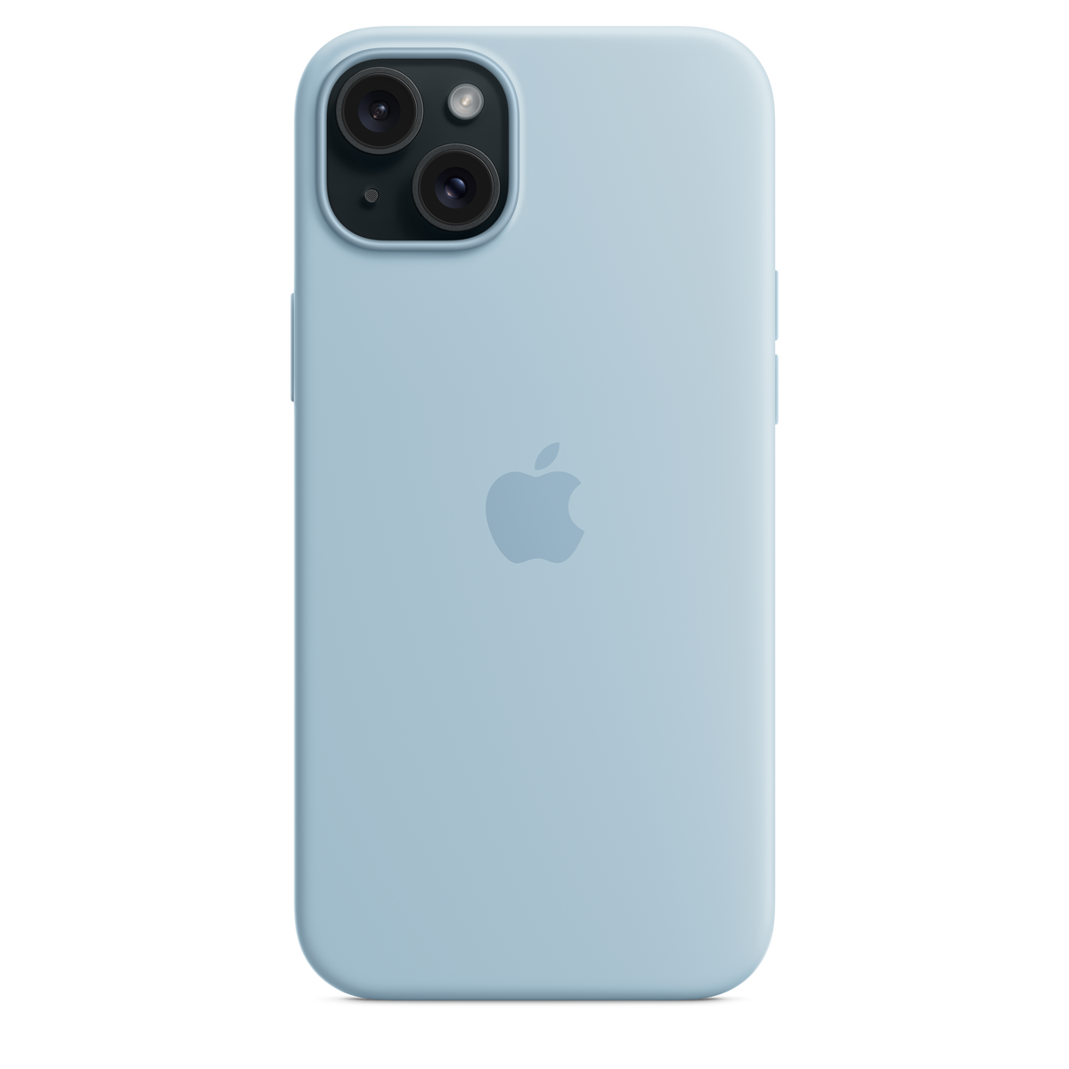 Funda de silicona con MagSafe para el iPhone 15 Plus - Azul claro - Macnificos