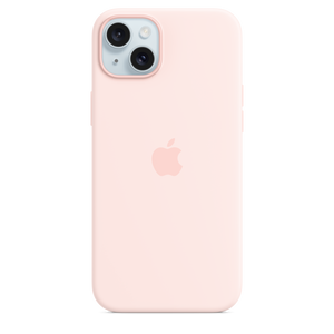 Apple Funda de Silicona MagSafe para iPhone 15 Plus Rosa Claro