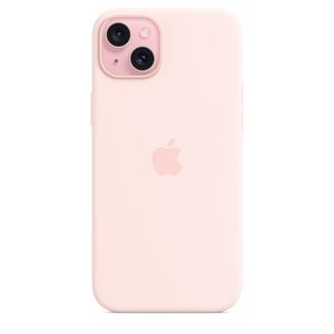 Apple Funda de Silicona MagSafe para iPhone 15 Plus Rosa Claro