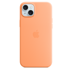 Funda de silicona con MagSafe para el iPhone 15 Plus - Naranja sorbete - Macnificos