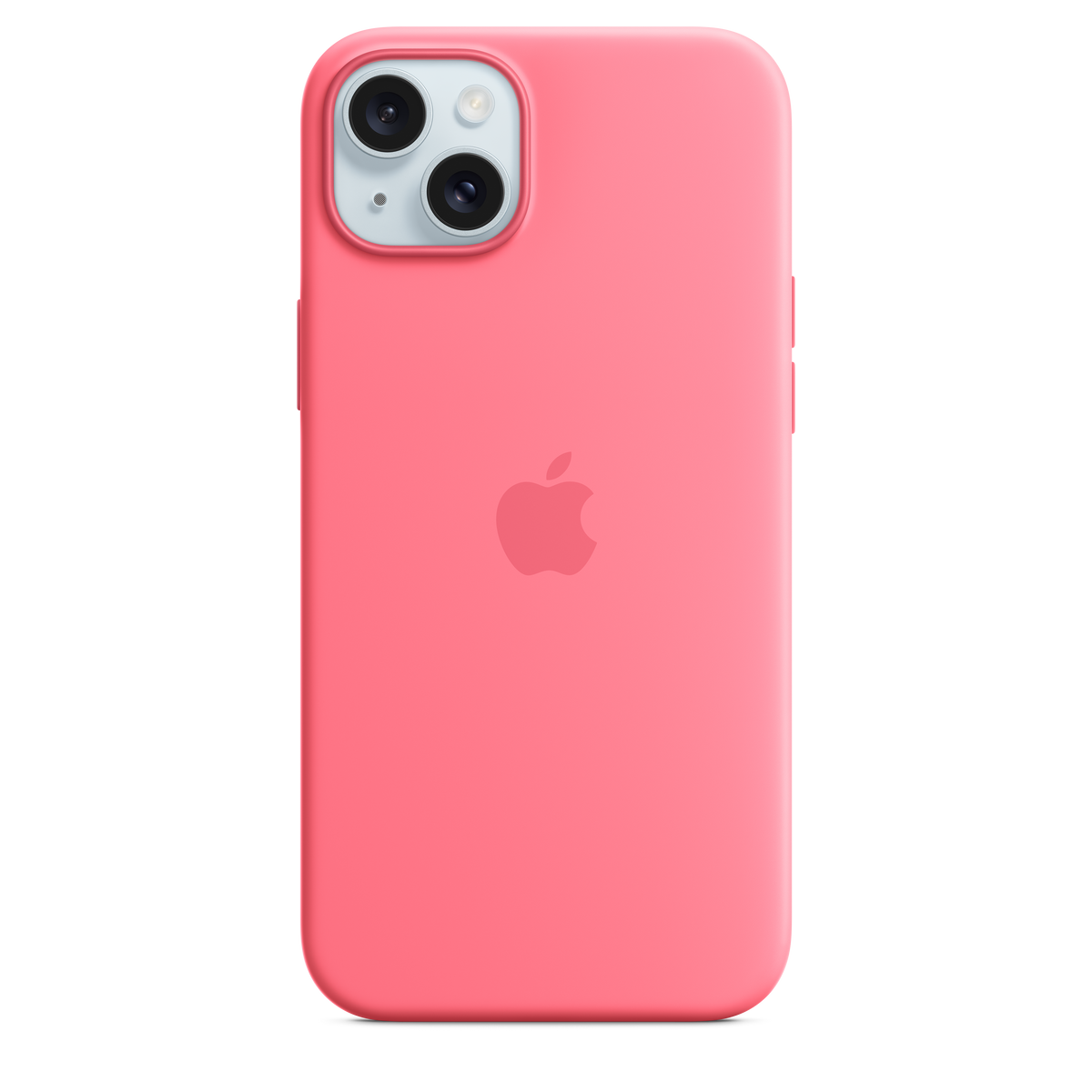 Funda de silicona con MagSafe para el iPhone 15 Plus - Rosa - Macnificos