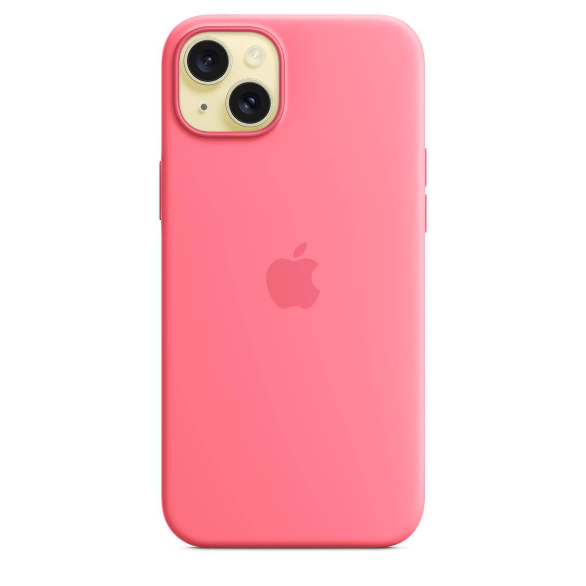 Funda de silicona con MagSafe para el iPhone 15 Plus - Rosa - Macnificos