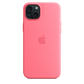 Funda de silicona con MagSafe para el iPhone 15 Plus - Rosa - Macnificos