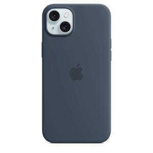Apple Funda de Silicona MagSafe para iPhone 15 Plus Azul Tempestad