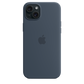 Apple Funda de Silicona MagSafe para iPhone 15 Plus Azul Tempestad