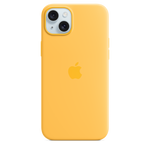 Funda de silicona con MagSafe para el iPhone 15 Plus - Amarillo solar - Macnificos
