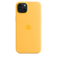 Funda de silicona con MagSafe para el iPhone 15 Plus - Amarillo solar - Macnificos