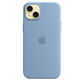 Funda de silicona con MagSafe para el iPhone 15 Plus - Azul invierno - Macnificos