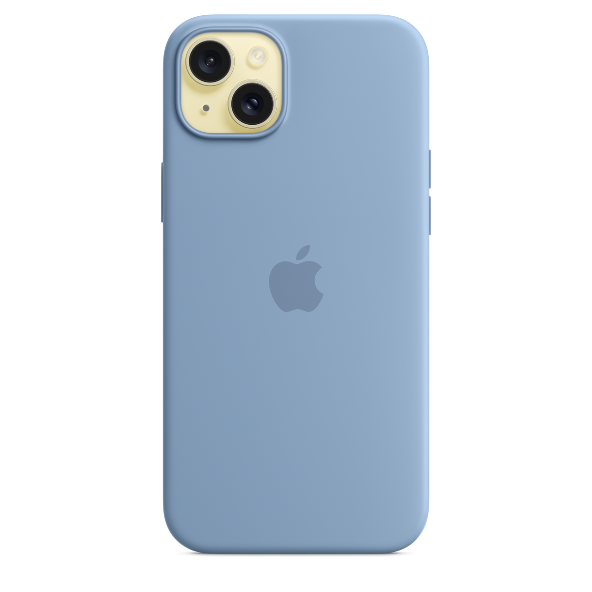 Funda de silicona con MagSafe para el iPhone 15 Plus - Azul invierno - Macnificos