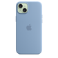 Funda de silicona con MagSafe para el iPhone 15 Plus - Azul invierno - Macnificos