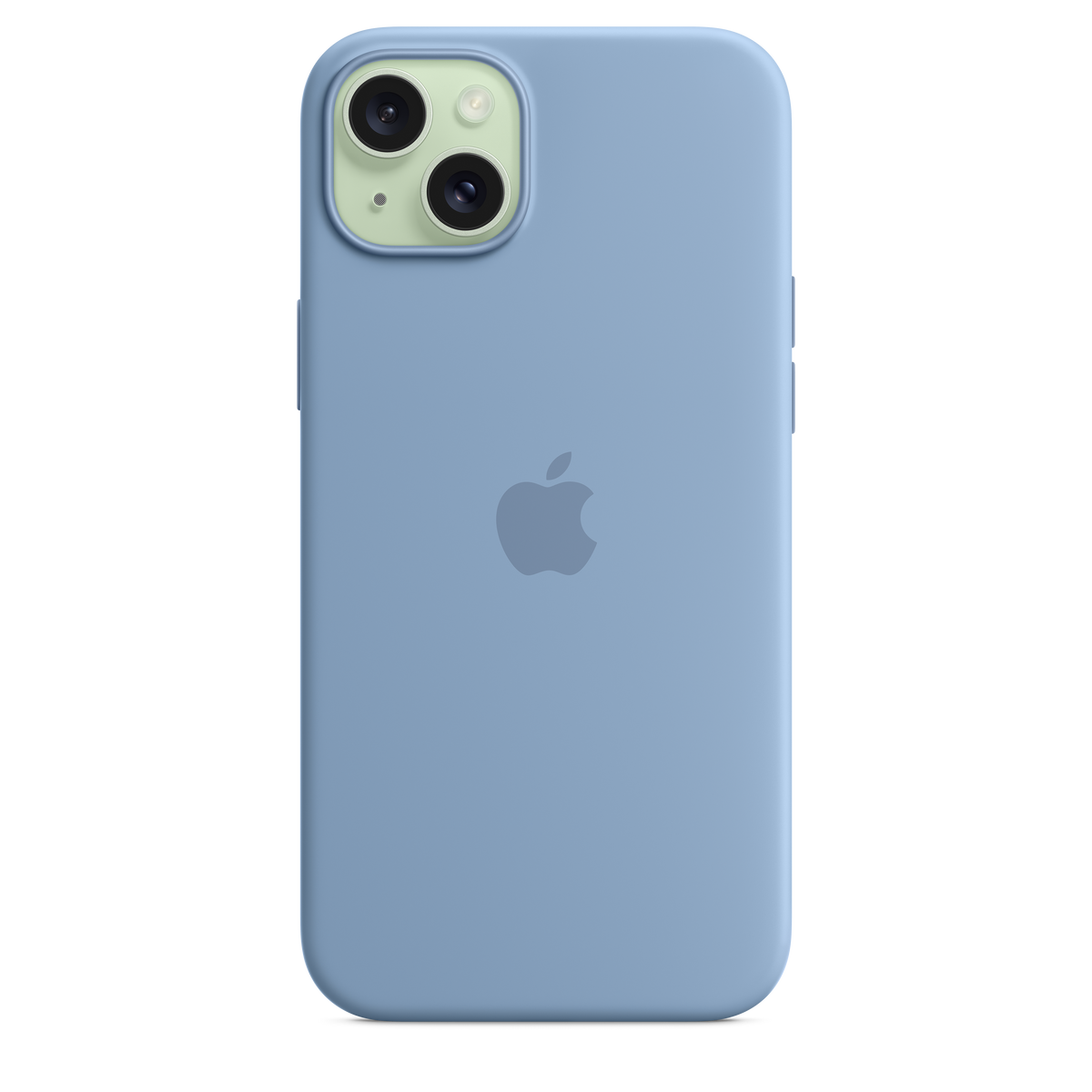 Funda de silicona con MagSafe para el iPhone 15 Plus - Azul invierno - Macnificos