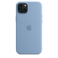 Funda de silicona con MagSafe para el iPhone 15 Plus - Azul invierno - Macnificos