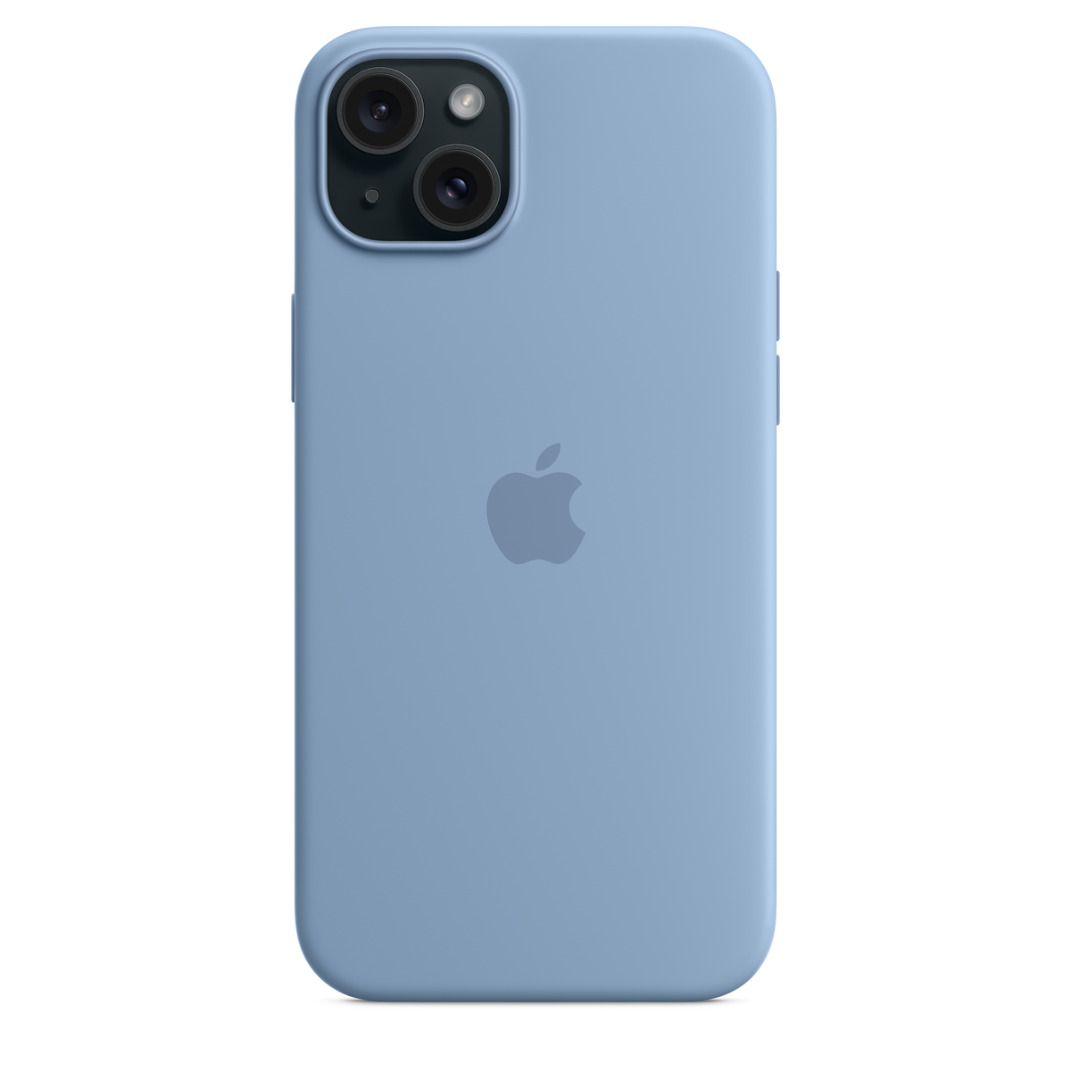 Funda de silicona con MagSafe para el iPhone 15 Plus - Azul invierno - Macnificos