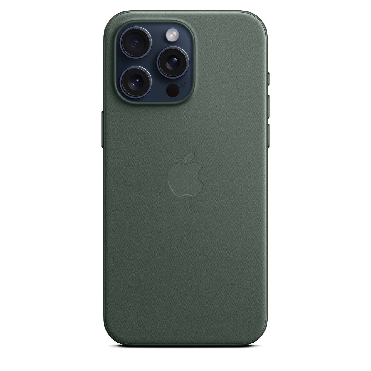 Funda de trenzado fino con MagSafe para el iPhone 15 Pro Max - Verde perenne - Macnificos