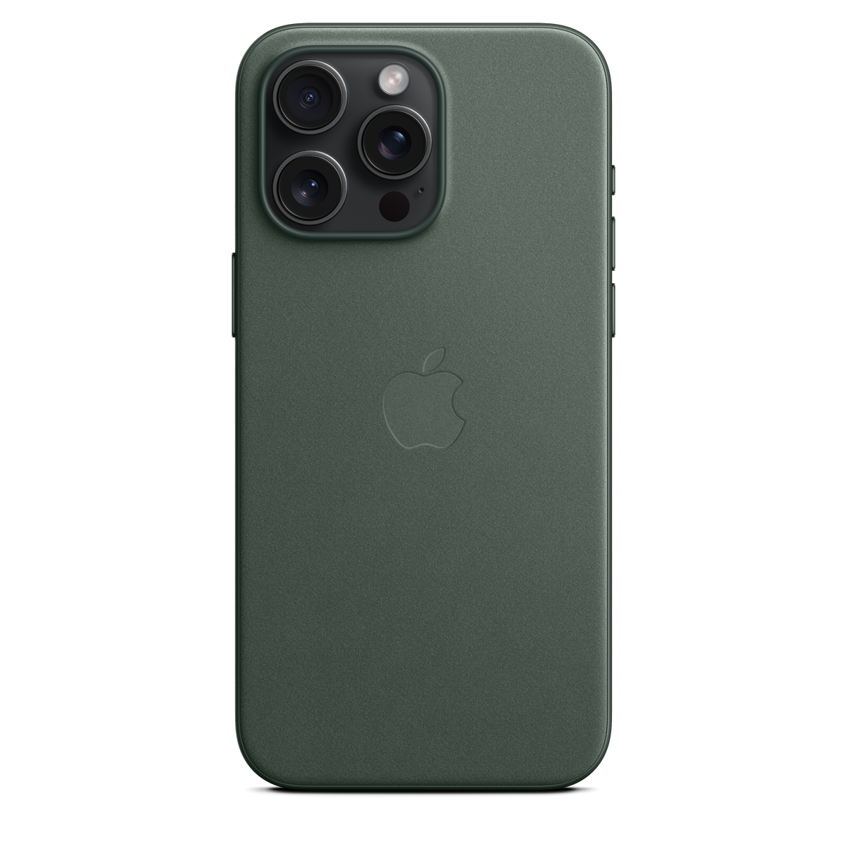 Funda de trenzado fino con MagSafe para el iPhone 15 Pro Max - Verde perenne - Macnificos