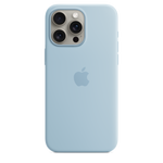 Funda de silicona con MagSafe para el iPhone 15 Pro Max - Azul claro - Macnificos