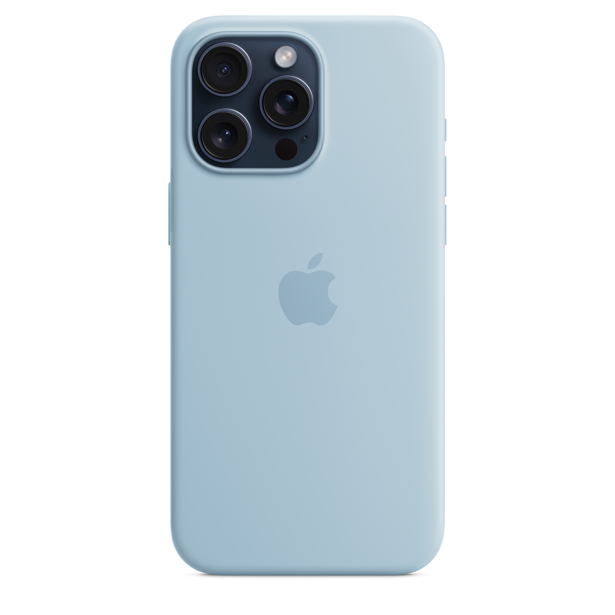 Funda de silicona con MagSafe para el iPhone 15 Pro Max - Azul claro - Macnificos