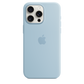 Funda de silicona con MagSafe para el iPhone 15 Pro Max - Azul claro - Macnificos