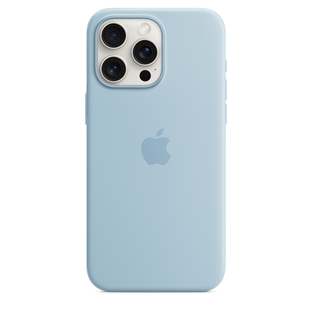 Funda de silicona con MagSafe para el iPhone 15 Pro Max - Azul claro - Macnificos
