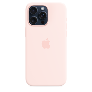 Apple Funda de Silicona MagSafe para iPhone 15 Pro Max Rosa Claro