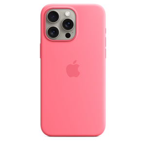 Funda de silicona con MagSafe para el iPhone 15 Pro Max - Rosa - Macnificos