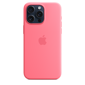 Funda de silicona con MagSafe para el iPhone 15 Pro Max - Rosa - Macnificos