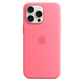 Funda de silicona con MagSafe para el iPhone 15 Pro Max - Rosa - Macnificos