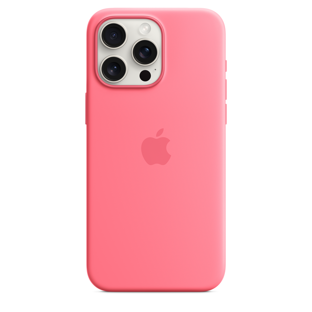 Funda de silicona con MagSafe para el iPhone 15 Pro Max - Rosa - Macnificos