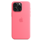 Funda de silicona con MagSafe para el iPhone 15 Pro Max - Rosa - Macnificos