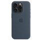 Apple Funda de Silicona MagSafe para iPhone 15 Pro Azul Tempestad