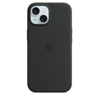 Apple Funda de Silicona MagSafe para iPhone 15 Negro
