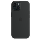 Apple Funda de Silicona MagSafe para iPhone 15 Negro