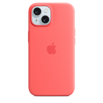 Funda de silicona con MagSafe para el iPhone 15 - Guayaba - Macnificos