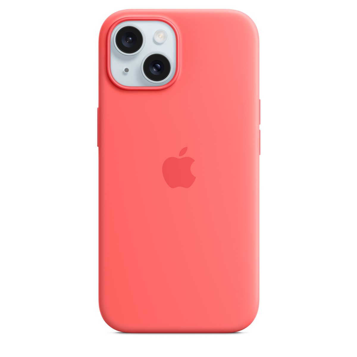 Funda de silicona con MagSafe para el iPhone 15 - Guayaba - Macnificos
