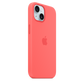 Funda de silicona con MagSafe para el iPhone 15 - Guayaba - Macnificos
