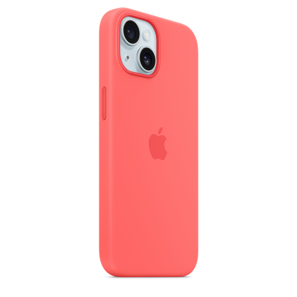 Funda de silicona con MagSafe para el iPhone 15 - Guayaba - Macnificos