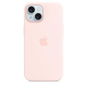 Apple Funda de Silicona MagSafe para iPhone 15 Rosa Claro