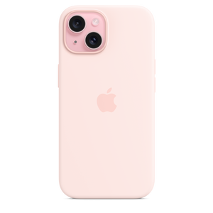 Apple Funda de Silicona MagSafe para iPhone 15 Rosa Claro