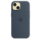 Apple Funda de Silicona MagSafe para iPhone 15 Azul Tempestad