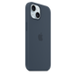 Apple Funda de Silicona MagSafe para iPhone 15 Azul Tempestad