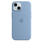 Funda de silicona con MagSafe para el iPhone 15 - Azul invierno - Macnificos