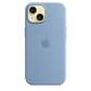 Funda de silicona con MagSafe para el iPhone 15 - Azul invierno - Macnificos